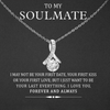 To My Beautiful Soulmate Necklace, Wife, Girlfriend, Crush